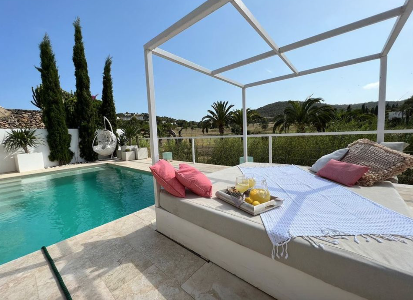 resa estates for sale roca llisa private pool frontal views pool daybeds 3.png
